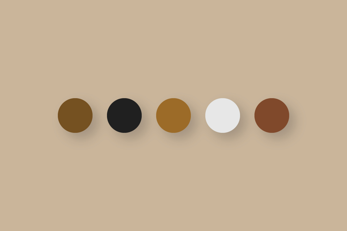 five core brand colors -neutrals